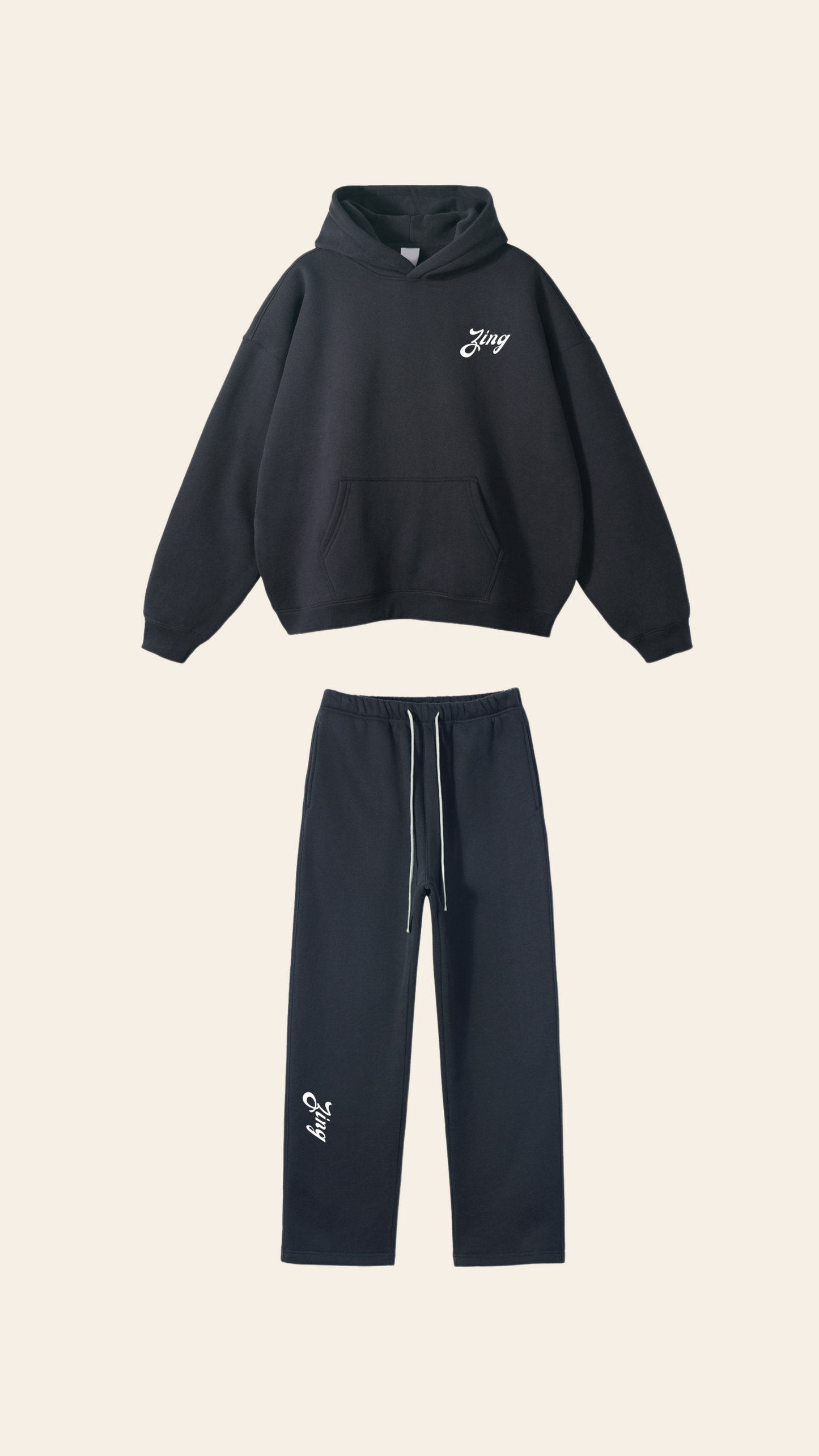 Zing Hoodie - Charcoal