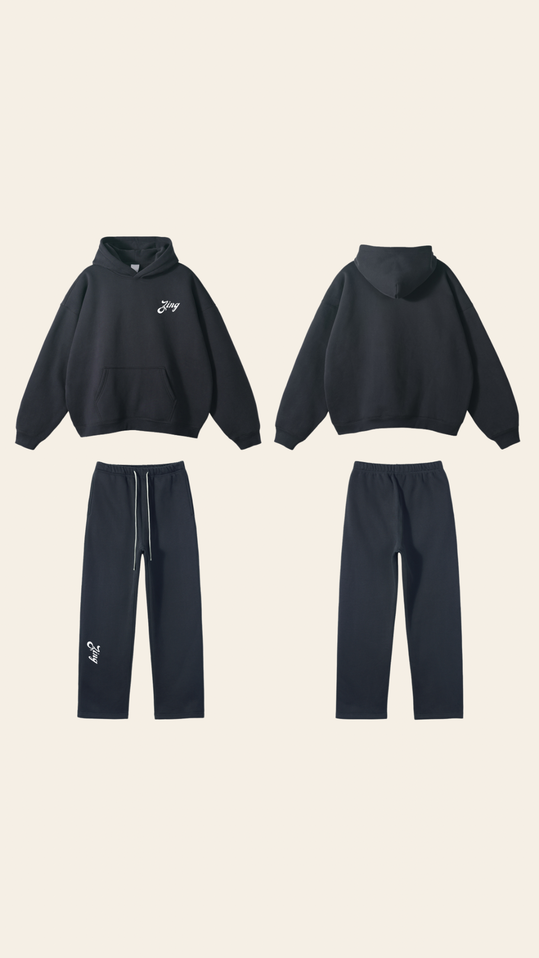 Zing Hoodie - Charcoal