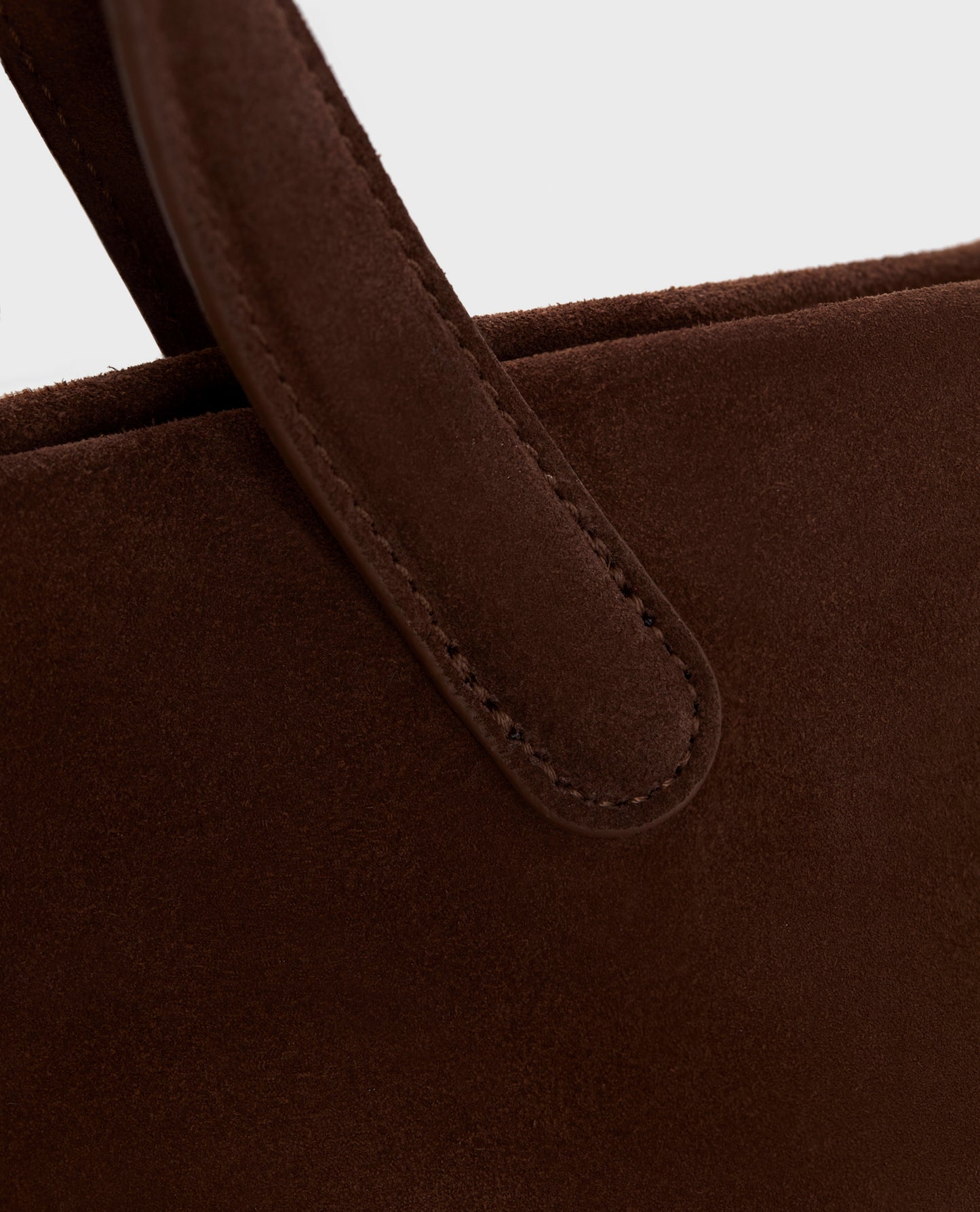 EastWest Bag - Brown Leather Suede