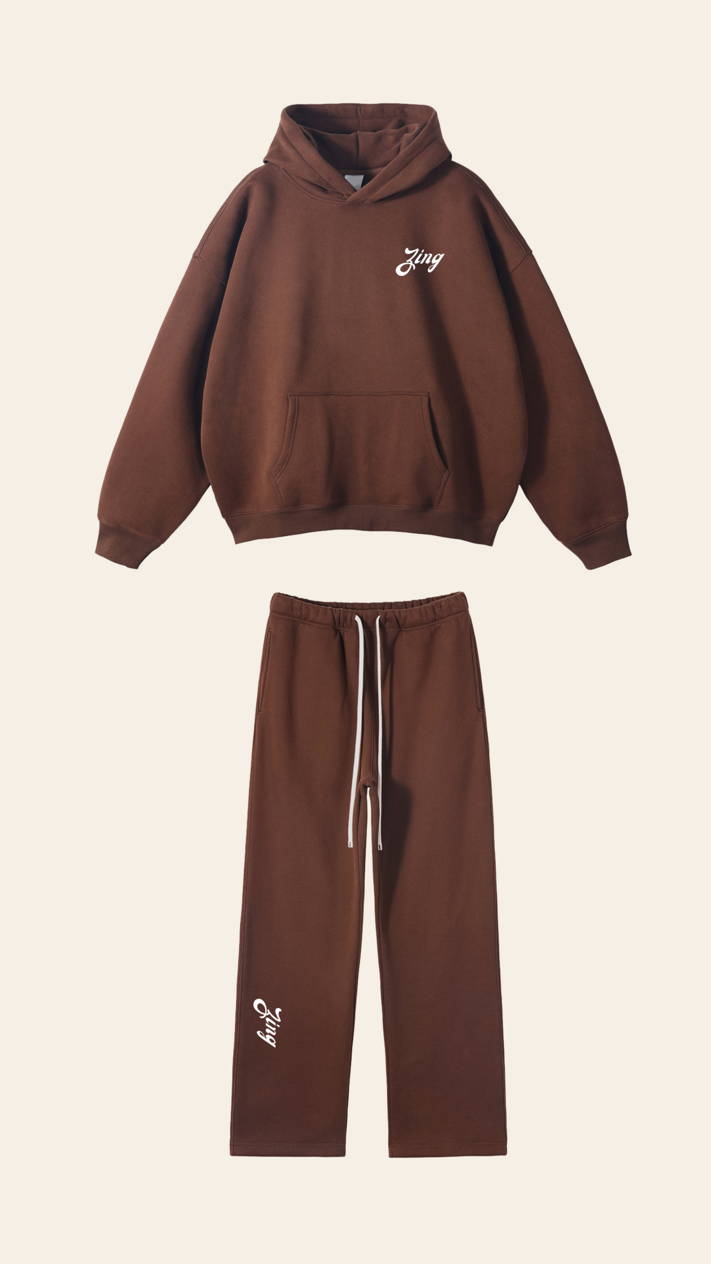 Zing Hoodie - Teddy Brown