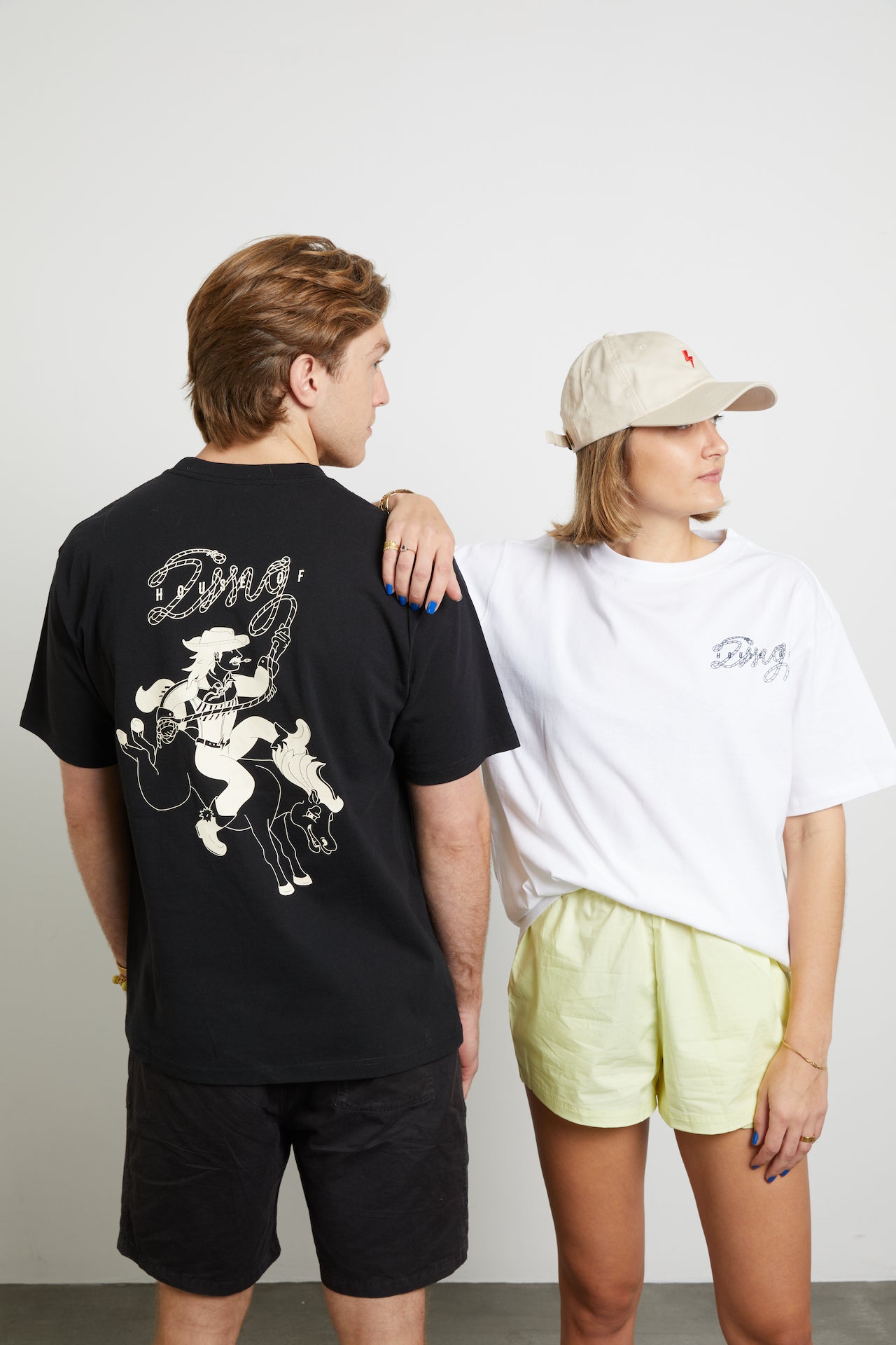 ZING Graphic Cowboy Tee - White
