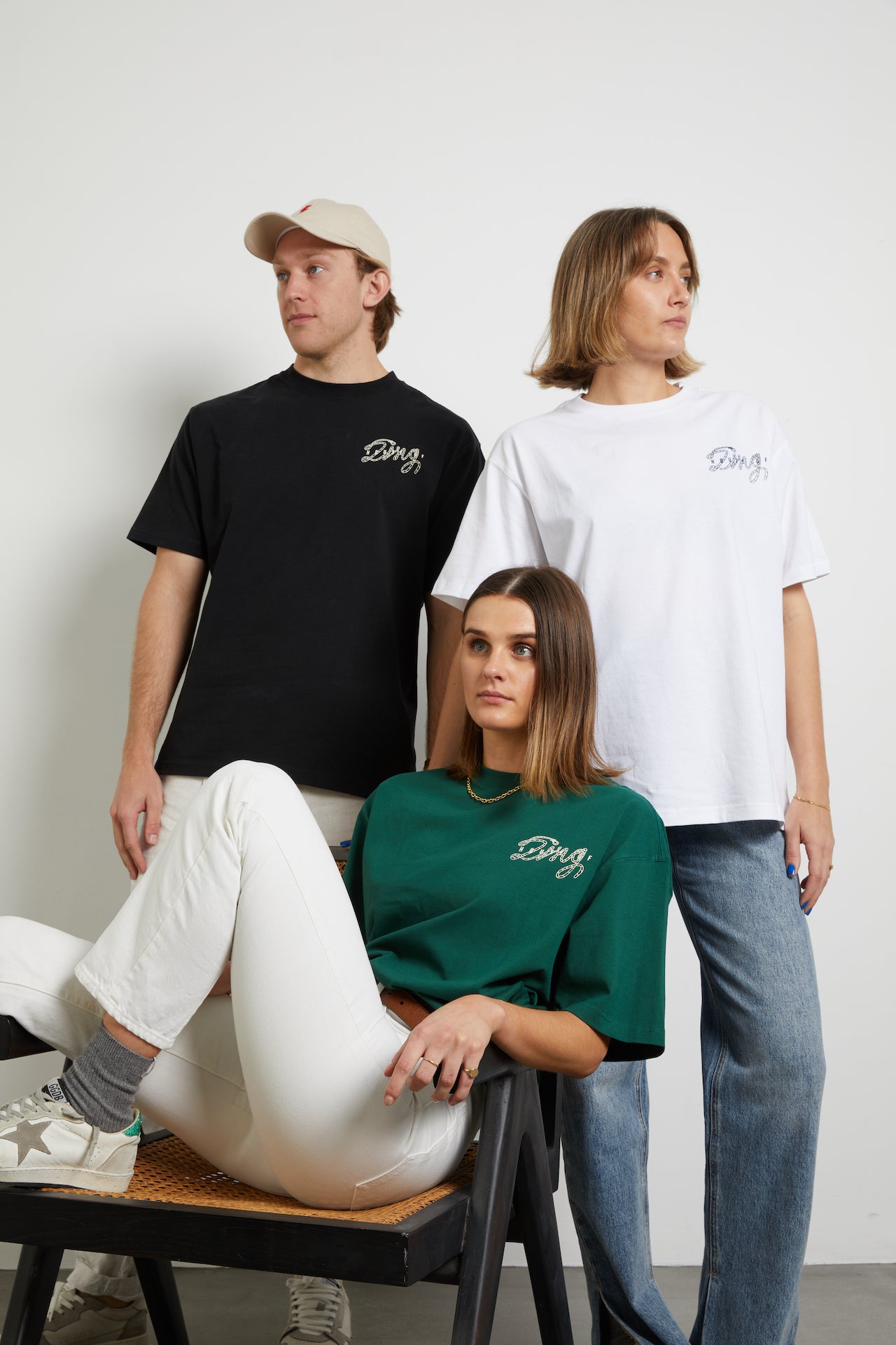 ZING Graphic Cowboy Tee - White