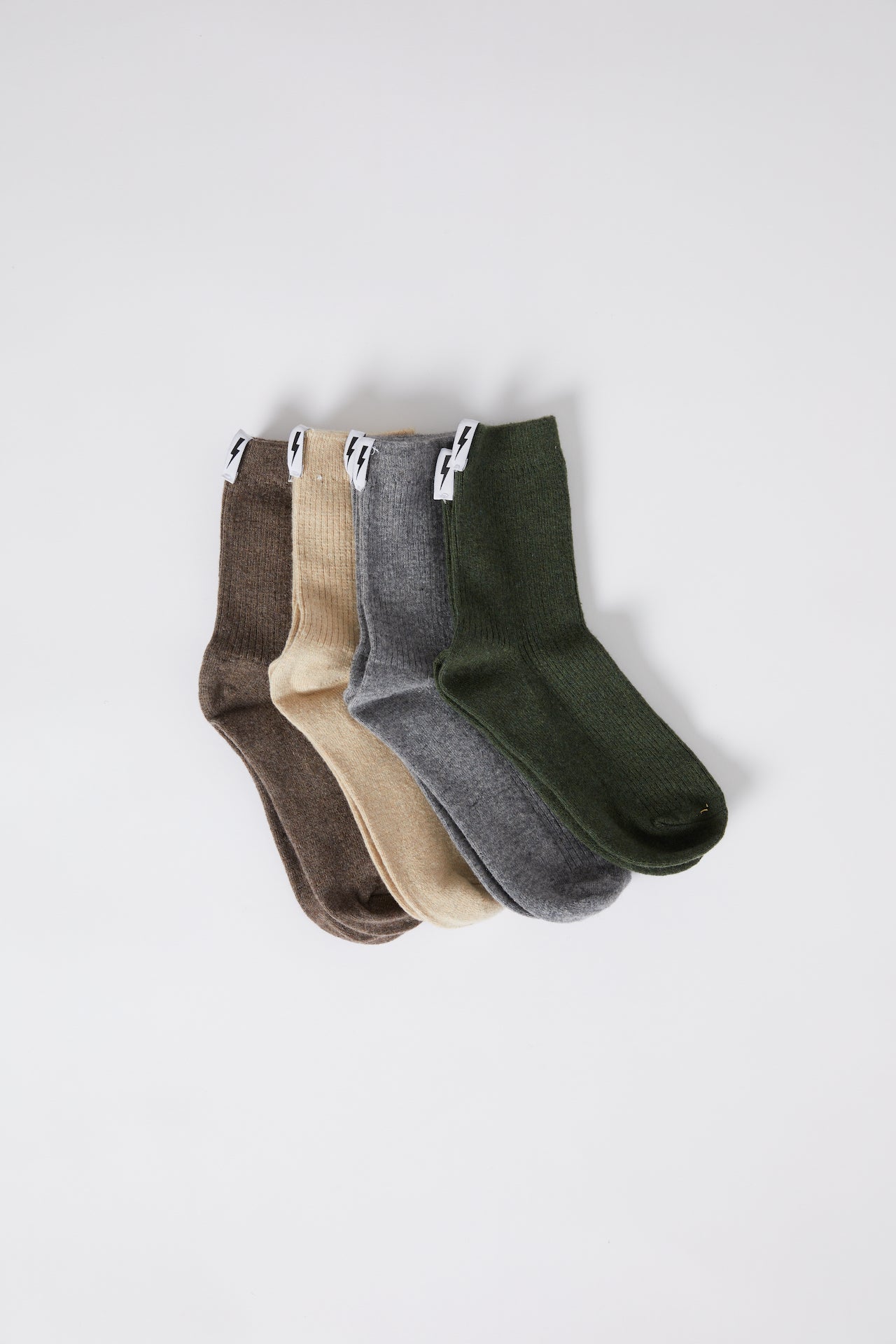 Chunky Knit Socks - Grey