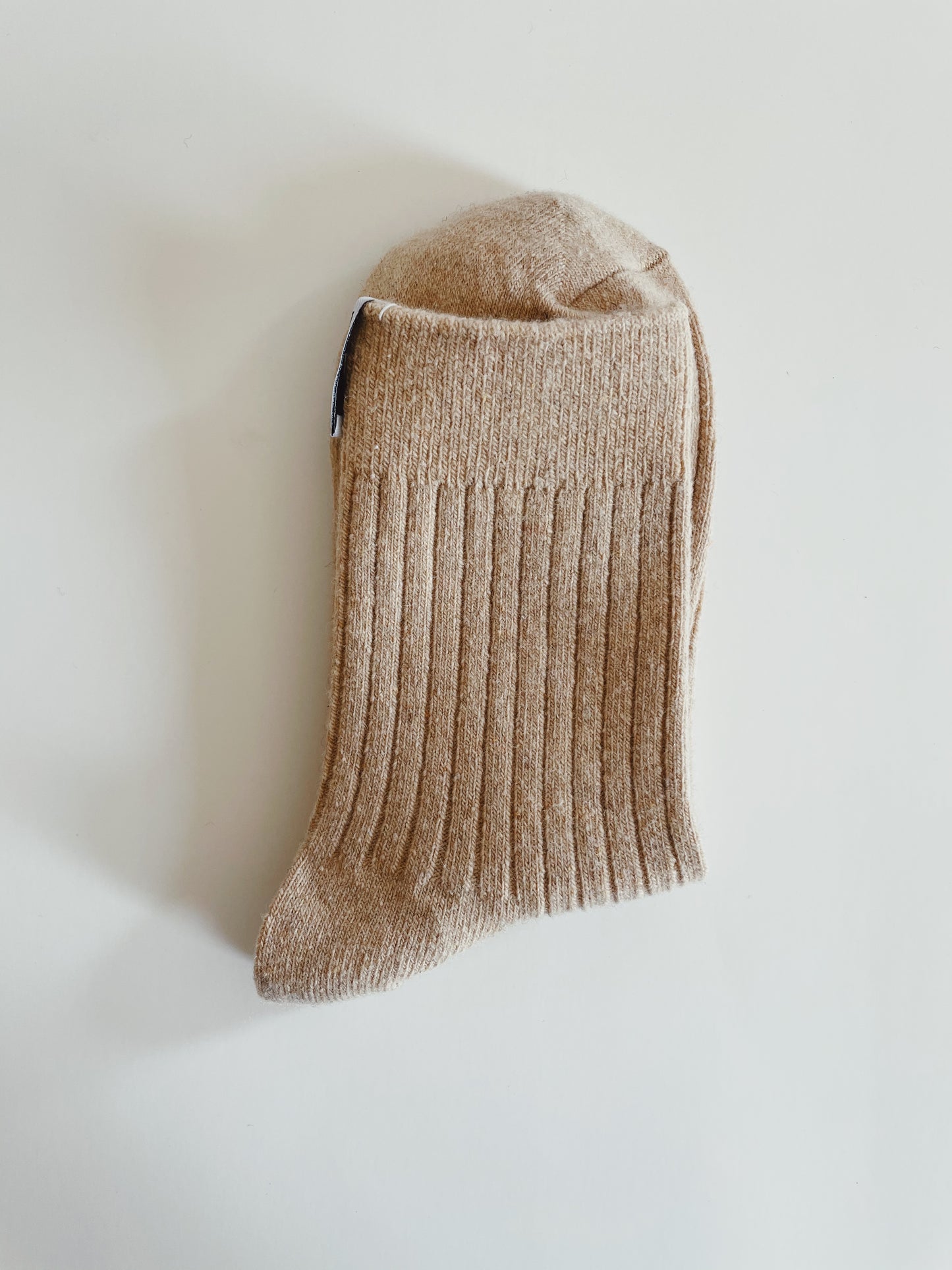 Chunky Knit Merino Wool Socks - Oatmeal