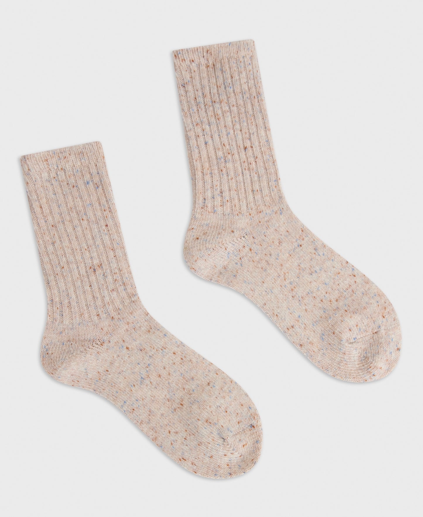 Chunky Knit Wool Socks - Porridge