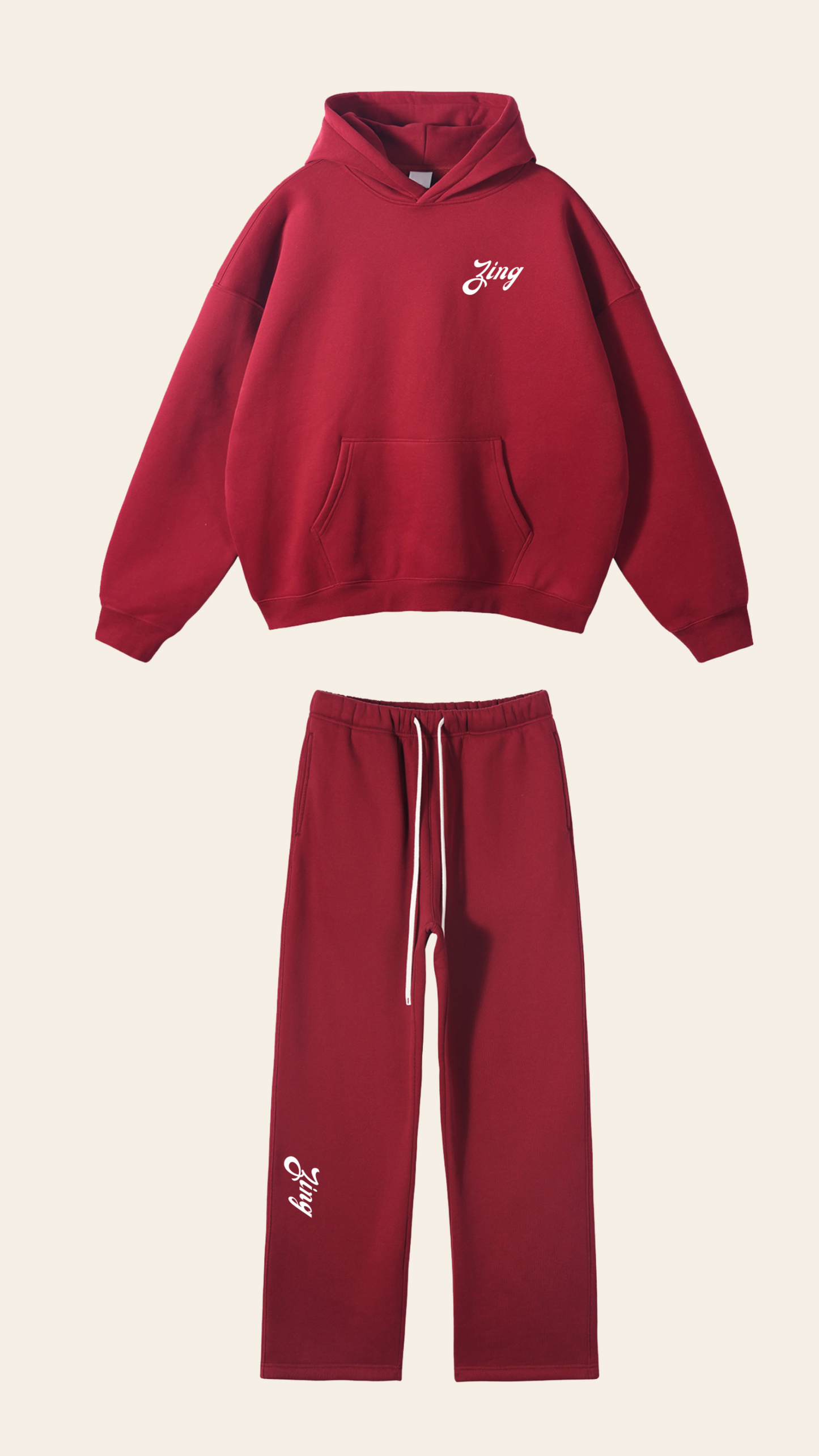 Zing Sweatpants - Maroon