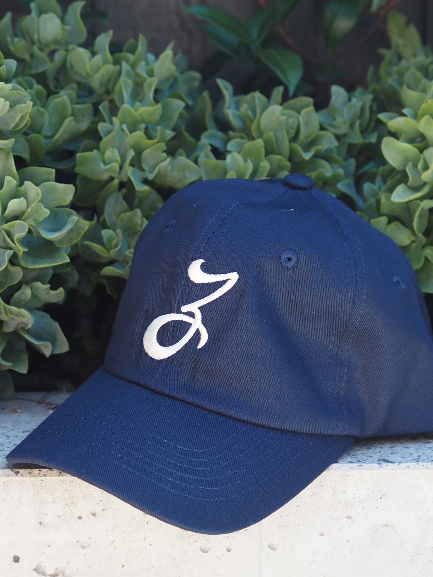 The Calligraphy Cap - Navy