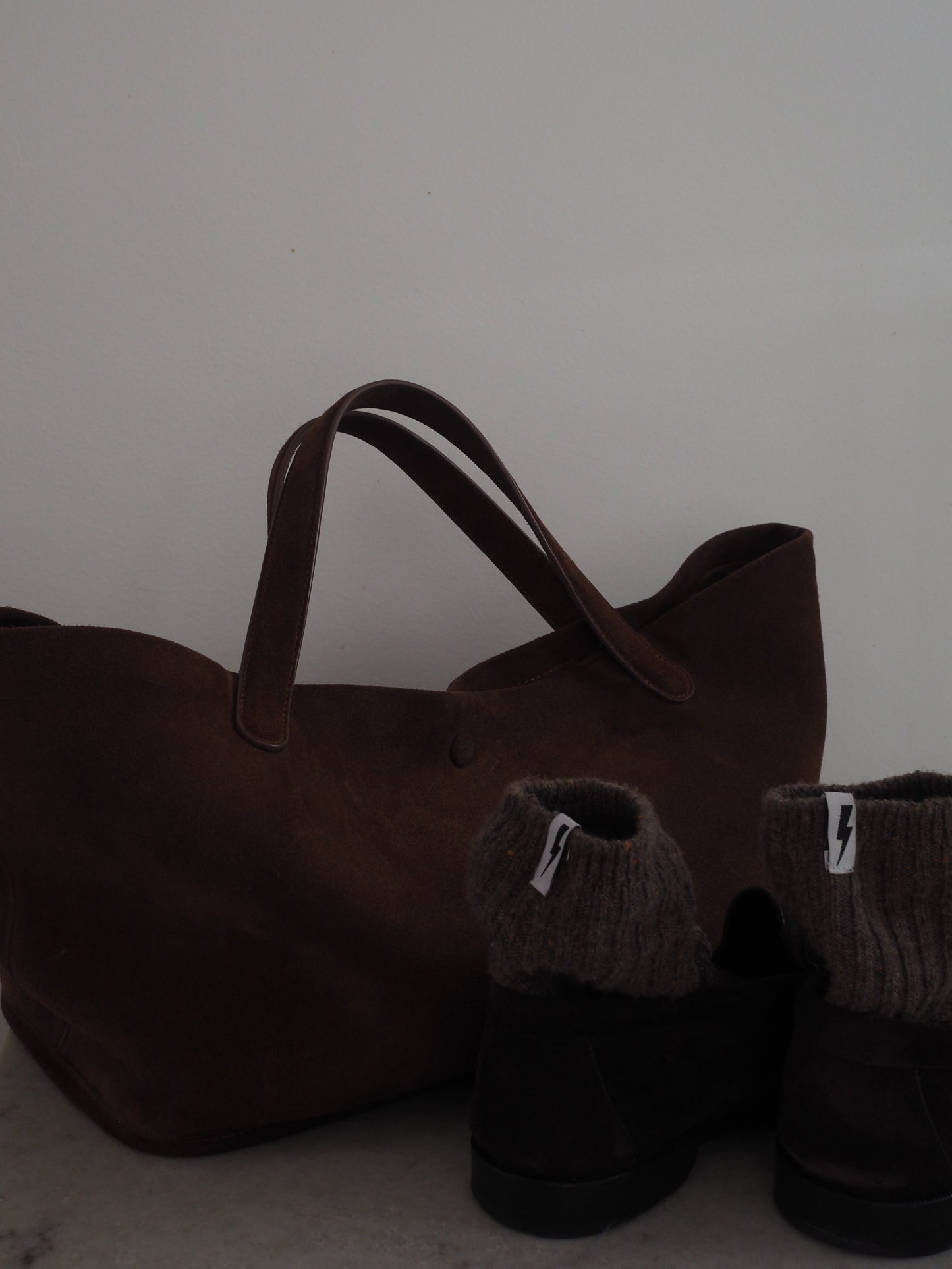 Chunky Knit Wool Socks - Teddy Bear Brown