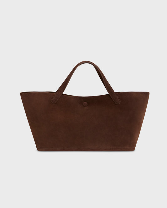EastWest Bag - Brown Leather Suede