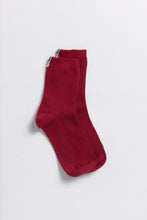 Load image into Gallery viewer, Zing Cotton Socks - Red

