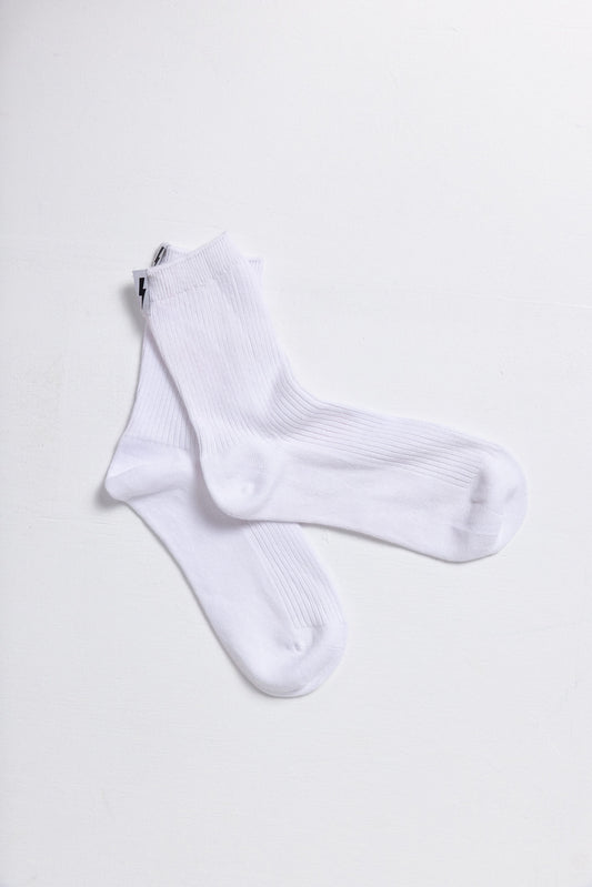 Zing Cotton Socks - White