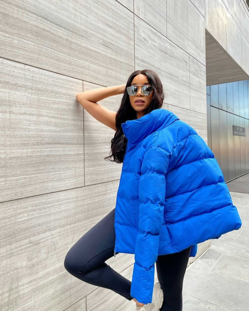 Puffer Jacket - Electric Blue