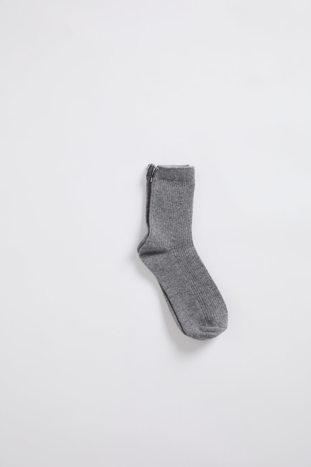 Chunky Knit Socks - Grey