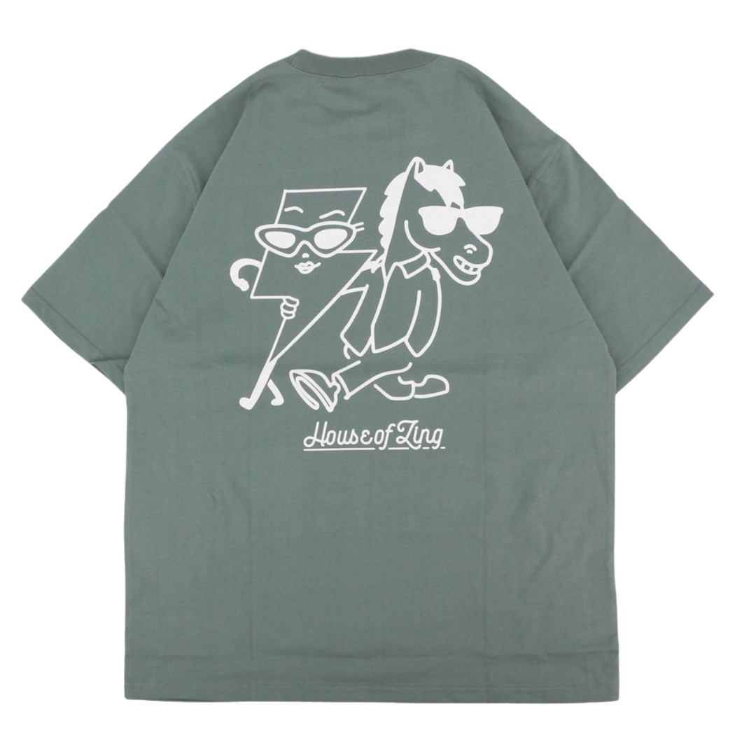 HOUSE OF ZING T-SHIRT - SAGE