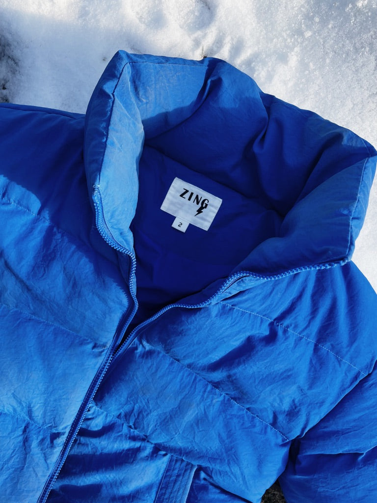 Puffer Jacket - Electric Blue