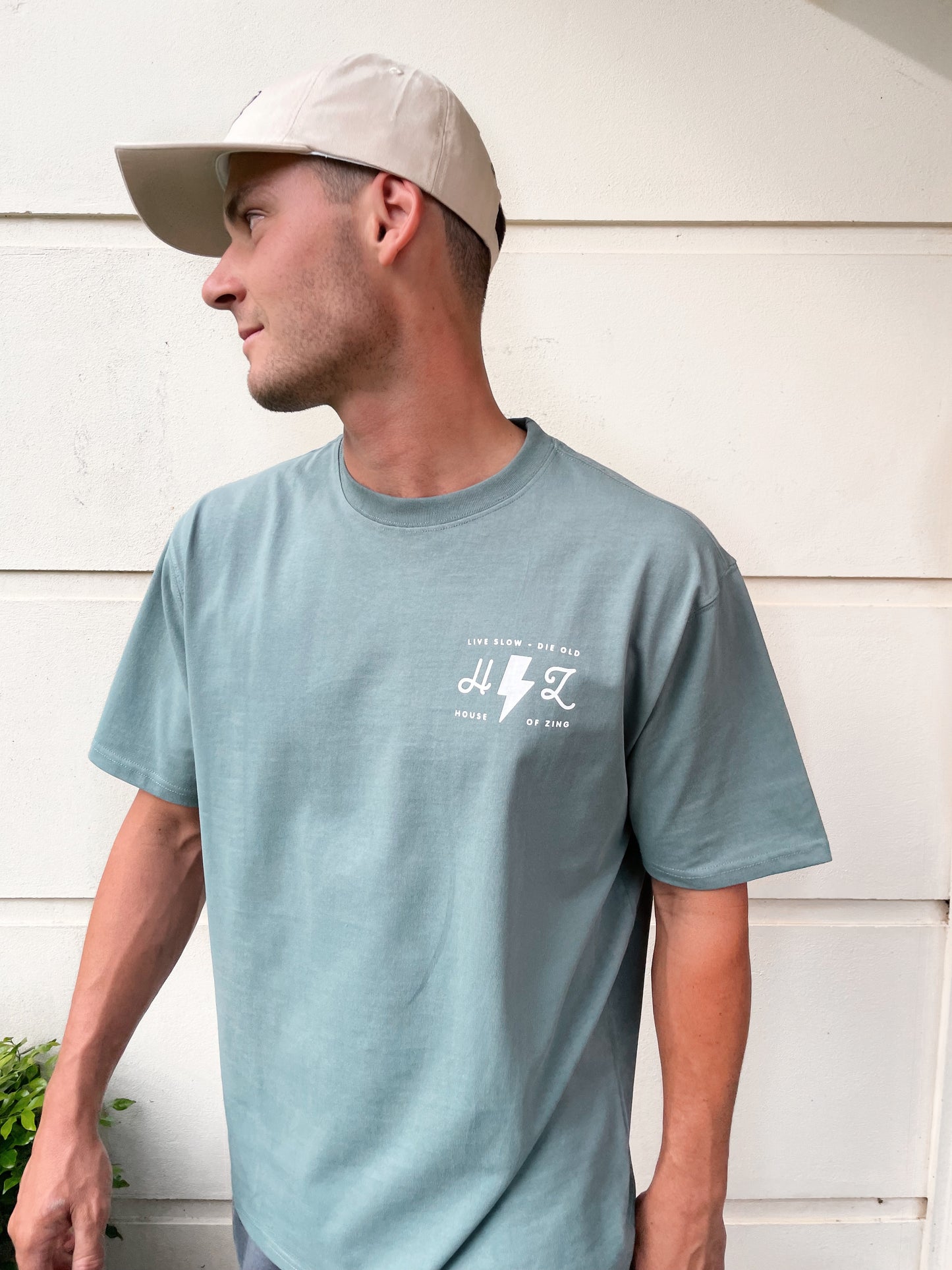 House Of Zing T-Shirt - Sage