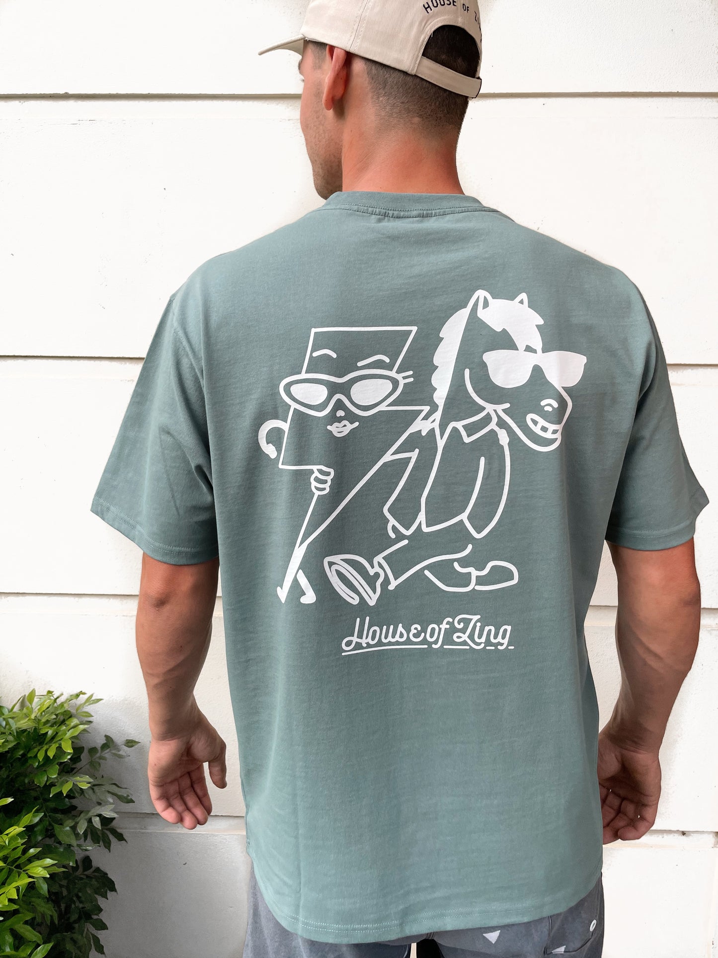 House Of Zing T-Shirt - Sage